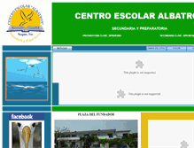 Tablet Screenshot of centroescolaralbatros.edu.mx